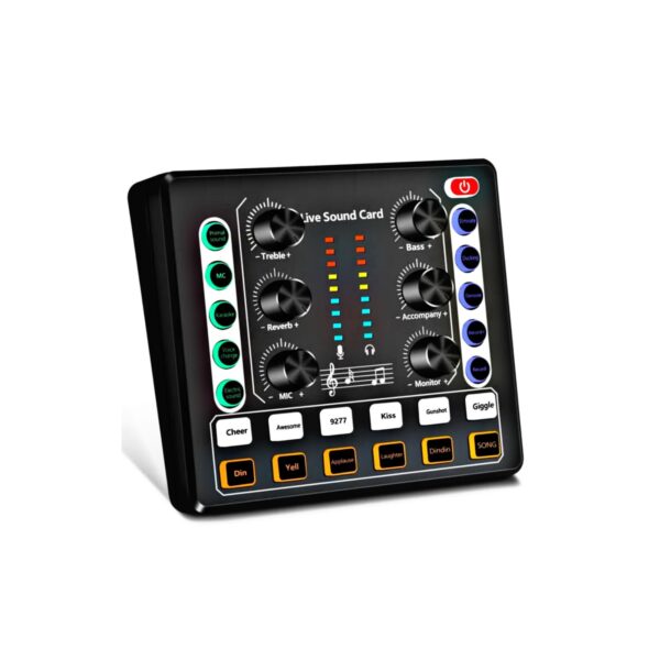 08 جهاز مزج صوت دي جيه قابل للنقل