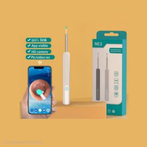 واي فاي أداة تنظيف الأذن البصرية إن إي 3 برو أبيض