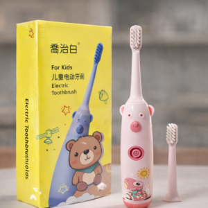فرشاة أسنان كهربائية لأطفال لوكاكو وردي