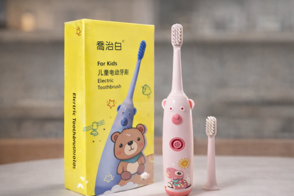 فرشاة أسنان كهربائية لأطفال لوكاكو وردي