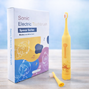 فرشاة أسنان كهربائية سونيك للأطفال اصفر