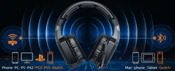 أونيكوما سماعة الألعاب اللاسلكية جى تي 806