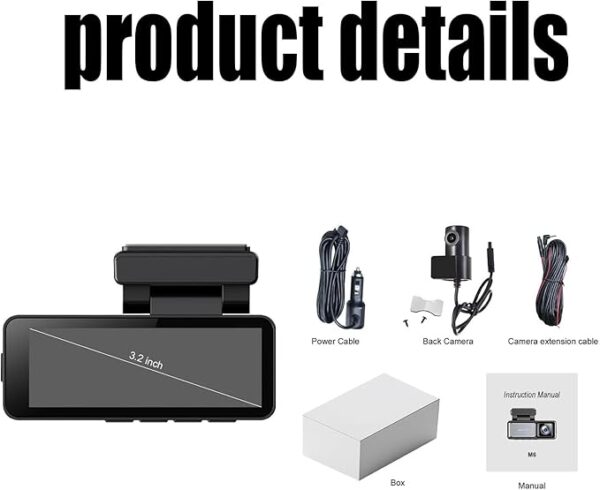 كاميرا داش كام فائقة الوضوح بدقة 4K