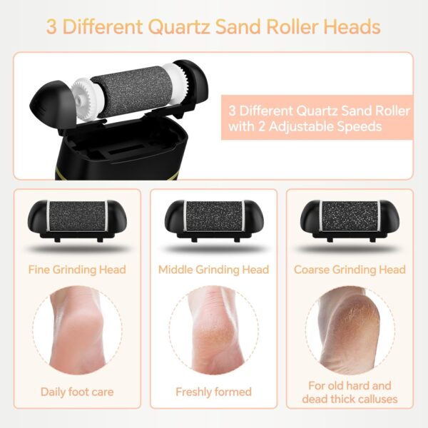 جهاز إزالة مسامير القدمين الكهربائي