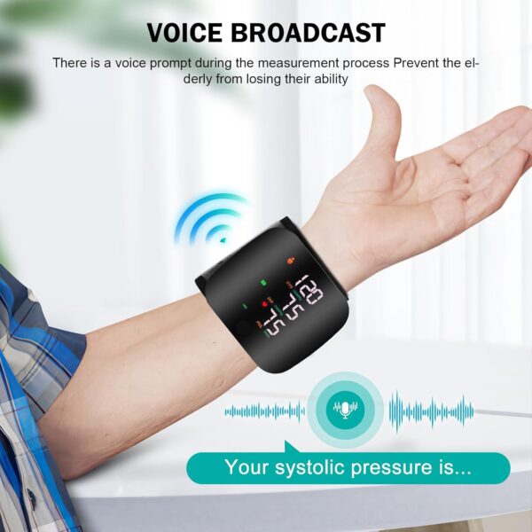 جهاز قياس ضغط الدم الأوتوماتيكي للمعصم