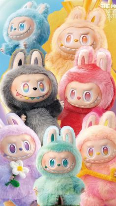 الوان عشوائية لابوبو ×6 قطع ( غير اصليه )