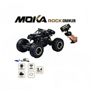 سيارة صخرية بتحكم عن بُعد الزاحف (أسود)