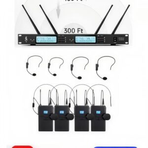 8e5132a5-4ba5-4eaf-9edf-d22a07fa8637 شور ميكروفون لاسلكي 4 في 1 Sy-604