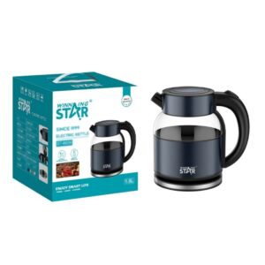 9ce9eacf-57cc-47e8-b790-9d59f5cc7088 غلاية كهربائية سعة 1.8 لتر وقوة 1500 وات باللون الأسود