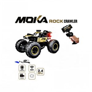 سيارة صخرية بتحكم عن بُعد (ذهبي) زاحف