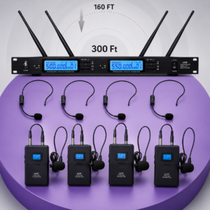 شور ميكروفون لاسلكي 4 في 1 Sy-604
