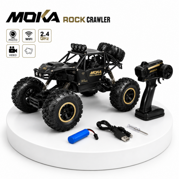 Remote Control Car Rock Crawler (Black)