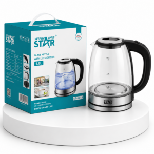 Winning Star 1.8L Electric Kettle, 1500W – Made Of PP Glass And Plastic