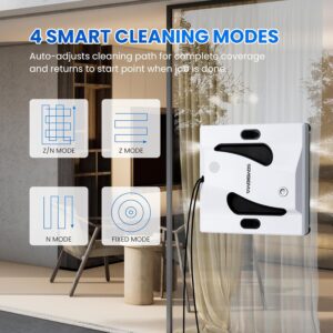 M84 Smart Window Cleaning Robot ( White ) روبوت تنظيف النوافذ الذكي M84