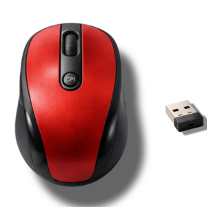 ماوس JET 3100 اللاسلكي 2.4 جيجا هرتز أحمر