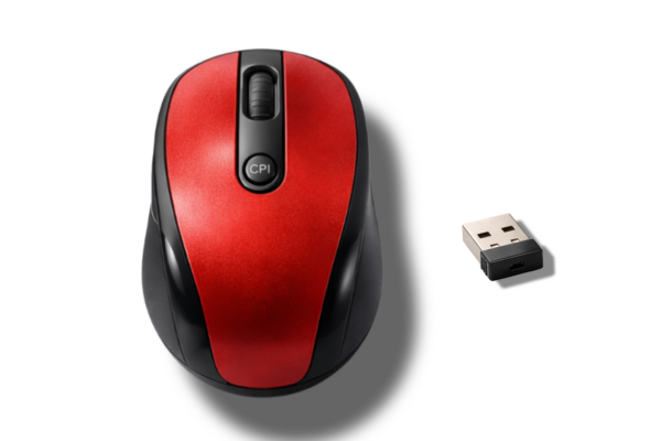 ماوس JET 3100 اللاسلكي 2.4 جيجا هرتز أحمر