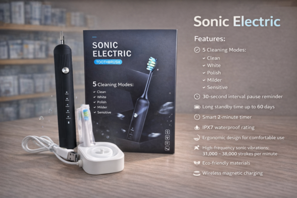 Electric Toothbrush Enjoy Your Life ( Black )