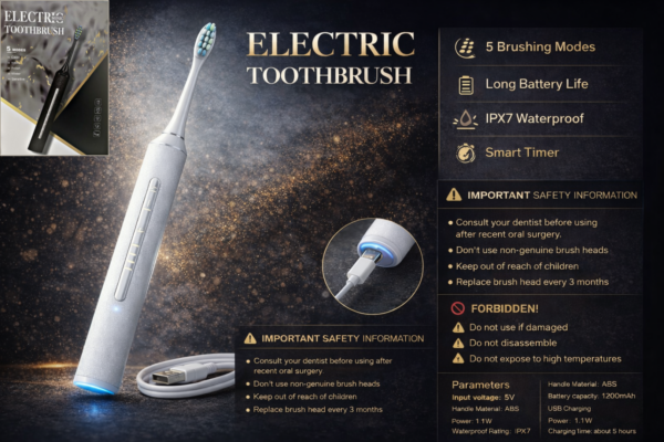 Picsart_26-02-07_16-26-33-616 فرشاة أسنان كهربائية بخمسة أوضاع بيضاء