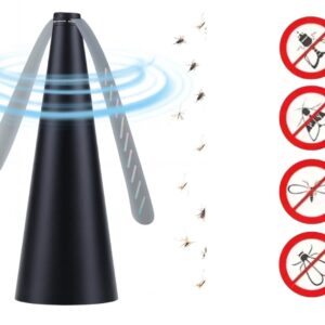 مراوح طرد الذباب للطاولات باللون الأسود
