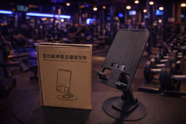 حامل مكتبي متعدد الوظائف باللون الأسود