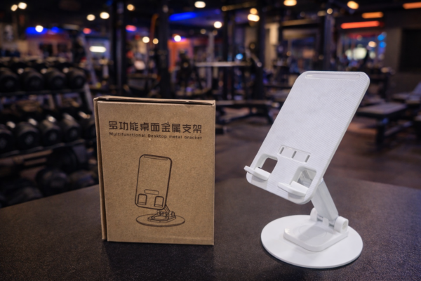 حامل مكتبي متعدد الوظائف أبيض