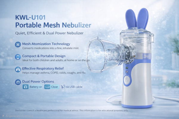 جهاز استنشاق شبكي محمول KWL-U101